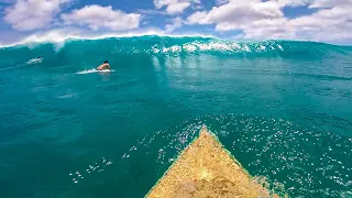 HUGE South Swell | Biggest town waves in years surf POV