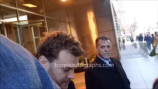 Pilou Asbaek signs autographs for TopPix