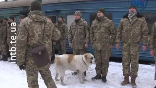 Із зони АТО в Тернопіль прибув особовий склад артилерійської бригади
