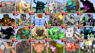 ALL BOSSES TOURNAMENT in Minecraft Mob Battle