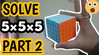 How to solve 5*5 rubik's cube in hindi (PART-2)|How to solve edges of 5*5 rubik's cube like 3*3