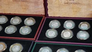 TODAS LAS MONEDAS DE 100 PESOS HERENCIA NUMISMATICA