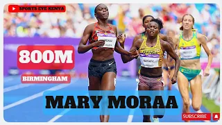 MARY MORAA WINS 800M ROUND 1 HEAT 1 BIRMINGHAM COMMONWEALTH GAMES 2022