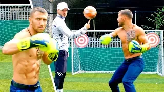 BOXING VS FOOTBALL! ⚽💥🥊 FT. VASYL LOMACHENKO & OLEKSANDR USYK