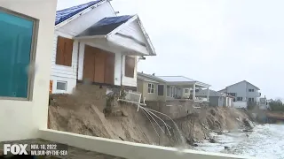 Volusia County homes on edge after beach erosion