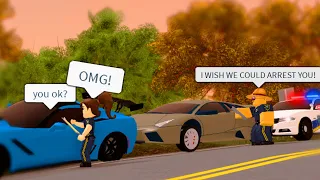 COP Got Mad When He Found Out He Couldn't Arrest Us! WE OBEYED THE LAW! (Roblox)