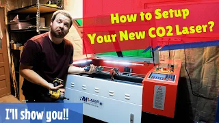 How to Setup Your Chinese CO2 Laser Engraver/Cutter - RMLaser RM960 Pro