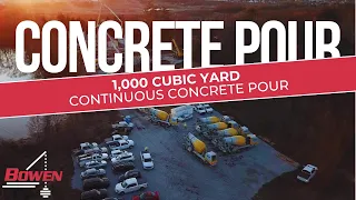 1,000 Cubic Yard Continuous Concrete Pour | Westfield, Indiana