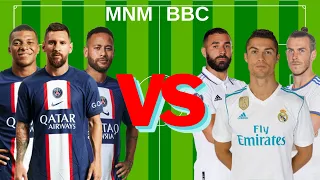 MNM vs BBC 🔥 ULTIMATE VS🔥 (Messi, Ronaldo, Neymar, Benzema, Mbappe, Bale)