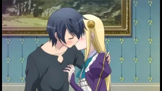 [ Anime Kiss ]  Isekai wa Smartphone to Tomo ni - Kiss #3