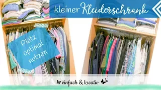 Kleinen Kleiderschrank organisieren - Platz optimal ausnutzen | Die Ordnungsfee