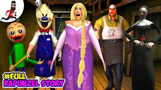 👸Full Story of Granny Rapunzel and Ice Scream🍦Funny Animation Horror Cartoon
