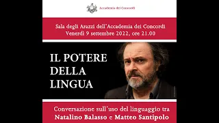 Il potere della lingua - Natalino Balasso