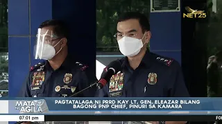 Pagtatalaga ni PRRD kay Lt. Gen. Eleazar bilang bagong PNP chief, pinuri sa Kamara