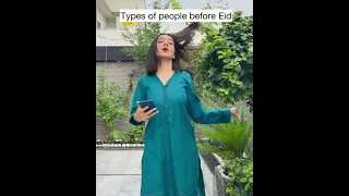 Types of people before Eid | Fatima Faisal