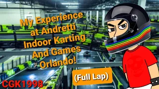 My Experience at Andretti Orlando Indoor Karting | Full Lap (Track 2)