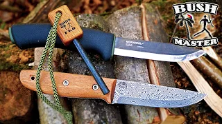 Нож Владимира Герасимова против Mora Bushcraft Black