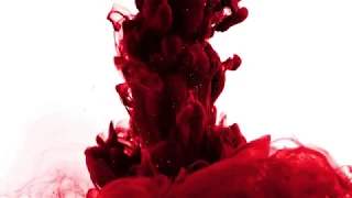 Red ink drop in Water 4k