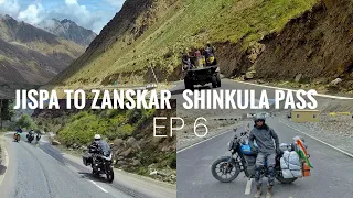 Jispa to Zanskar Shinkula Dharamshala,sachpass,Pangi, jispa and Manali with Meteor 350