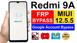 Redmi 9A Frp Bypass | Redmi 9A Google Account Bypass | Redmi 9A Frp MIUI 12.5 | Redmi 9A Frp Unlock