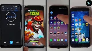 Samsung Galaxy S10E vs S9 Plus vs S8 vs S7 Speed test/ Exynos 9820 vs 9810 vs 8895 vs 8890