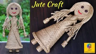 How to make a Baby Doll from Jute Rope | Creative Jute Showpiece Craft | Doll Decoration Idea