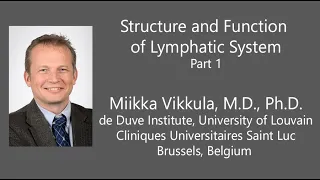 Structure and Function of Lymphatic System - Part 1