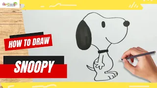 How to Draw SNOOPY Easy Step by Step