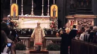 Фрагмент Архієрейської Літургії в Соборі св. Петра у Ватикані