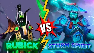 МИДОВЫЙ РУБИК ОБЫГРАЛ ШТОРМА?ГАЙД НА Rubick Dota2