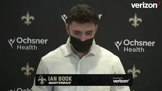 Ian Book on First Career NFL Start | Saints-Dolphins Postgame