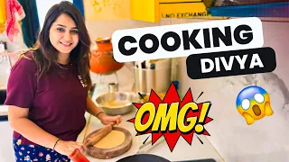 Divya ne banaya pura khana 😳 #pjdivyakishaadi #pjdivya #dailyvlog