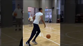 Kiyan Anthony Works Out With His Dad's Trainers