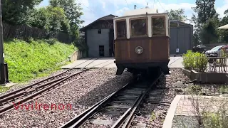 Tramvia veloce del Renon Alto Adige manovre delle vetture storiche a Collalbo