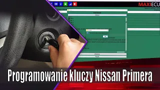 Programowanie kluczy w Nissan Primera - MaxiEcu