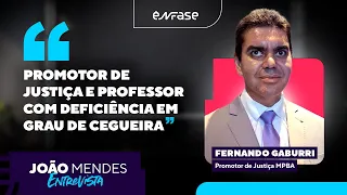 Promotor de Justiça com deficiência em grau de cegueira! | JM Entrevista Fernando Gaburri