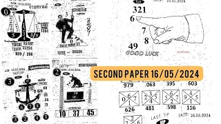 Thai Lottery 2nd Paper Discoussion For 16/05/2024। Thailand Lottery Helping Tips2