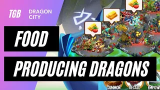 Dragon City Food Producing Dragons • Vampires & Titans ☆☆☆