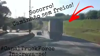 Caminhão sem freios no anel rodoviário em Belo Horizonte!