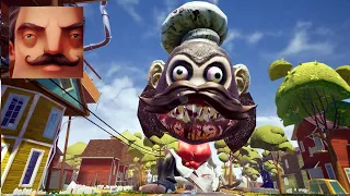 Hello Neighbor - My New Neighbor Big Chef Monkey (Dark Deception) Act 2 Gameplay Walkthrough