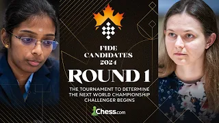 FIDE Women's Candidates 2024 Round 1! Vaishali And Salimova Debut To Threaten The Status Quo! Part 2