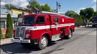 Wielka parada wozów strażackich w Ciechocinku