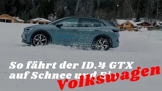 Volkswagen: So fährt der ID.4 GTX auf Schnee und Eis