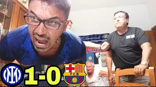 [IMPAZZIAMOOO🔥‼️] Inter-Barcellona 1-0 LIVE REACTION TIFOSI INTERISTI HD