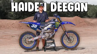 HAIDEN DEEGAN SIGNS WITH FACTORY MONSTER ENERGY STAR YAMAHA!!