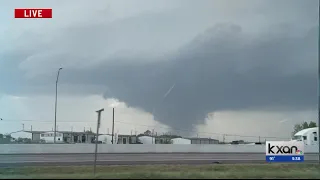 VIDEO: Confirmed tornado west of Jarrell in Williamson County near Bell County line