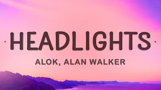 Alok, Alan Walker - Headlights (Lyrics) feat. KIDDO