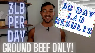 I ate only 3lbs of ground beef per day for 30 days!  Part 4 of Transformation series