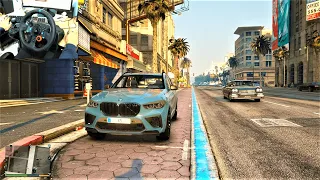 GTA 5 - 2020 BMW X5M Competition Test Drive - Logitech G29 Gameplay - Steering Wheel + Shifter