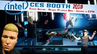 ✔ Inside Intel VR CES Booth 2018 | Echo Arena, Ready Player One, Go Inside an 8th Gen Chip!